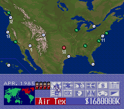 Aerobiz: Supersonic screenshot for Genesis