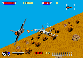 After Burner II screenshot for Genesis