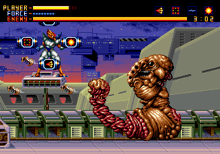 Alien Soldier screenshot for Genesis
