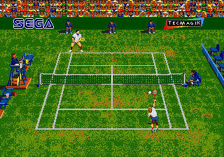 Andre Agassi Tennis screenshot for Genesis