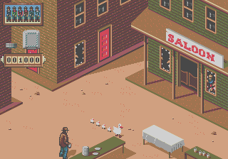 Back to the Future Part III screenshot for Genesis