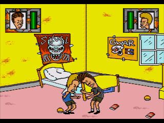 Beavis and Butt-Head screenshot for Genesis