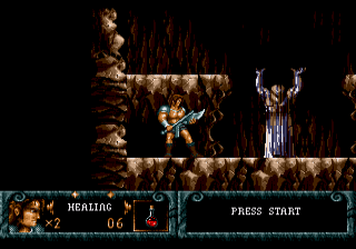 Blades of Vengeance screenshot for Genesis