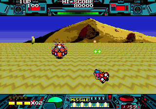 Burning Force screenshot for Genesis