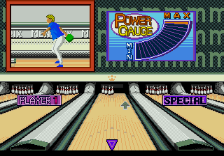 Championship Bowling screenshot for Genesis