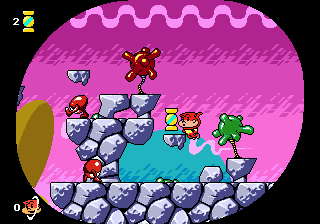 Cosmic Spacehead screenshot for Genesis