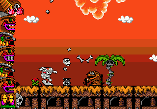 Decap Attack screenshot for Genesis