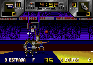 Dick Vitale's "Awesome, Baby!" College Hoops screenshot for Genesis