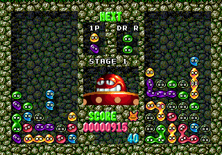 Dr. Robotnik's Mean Bean Machine screenshot for Genesis