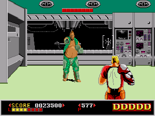 Dynamite Duke screenshot for Genesis