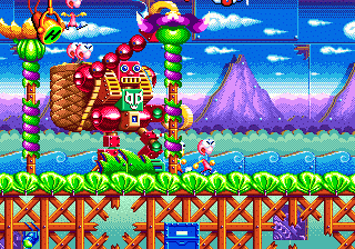 Dynamite Headdy screenshot for Genesis