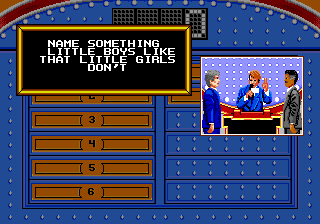 Family Feud screenshot for Genesis