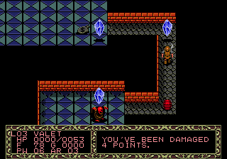 Fatal Labyrinth screenshot for Genesis