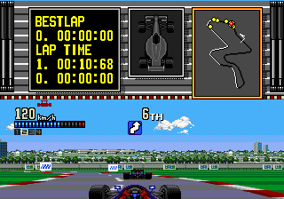 Ferrari Grand Prix Challenge screenshot for Genesis