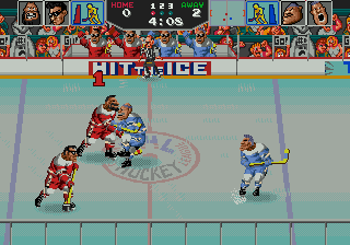 Hit the Ice screenshot for Genesis