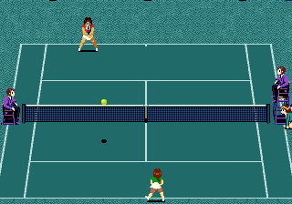 Jennifer Capriati Tennis screenshot for Genesis