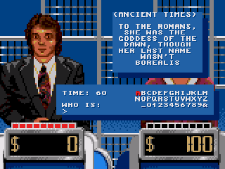 Jeopardy! Deluxe Edition screenshot for Genesis