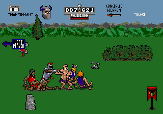Jerry Glanville's Pigskin Footbrawl screenshot for Genesis