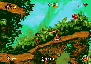 Jungle Book screenshot for Genesis