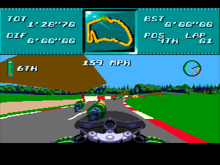 Kawasaki Superbike Challenge screenshot for Genesis