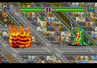 King of the Monsters 2 screenshot for Genesis