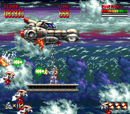 Mega Turrican screenshot for Genesis