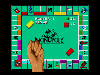 Monopoly screenshot for Genesis