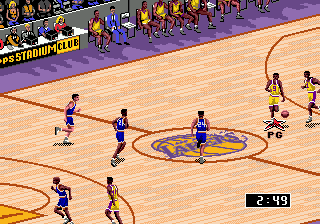 NBA Live 95 screenshot for Genesis
