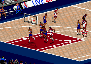 NBA Live 96 screenshot for Genesis