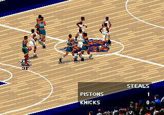 NBA Live 98 screenshot for Genesis