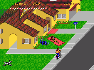 Paperboy 2 screenshot for Genesis