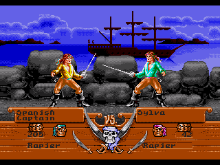 Pirates! Gold screenshot for Genesis