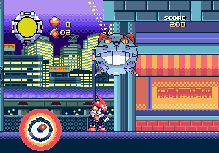 Pulseman screenshot for Genesis
