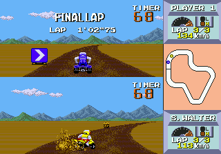 Quad Challenge screenshot for Genesis