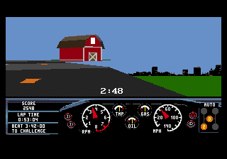 Race Drivin' screenshot for Genesis
