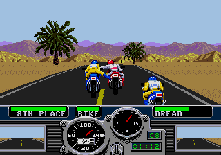 Road Rash screenshot for Genesis
