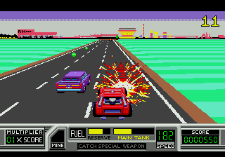 RoadBlasters screenshot for Genesis