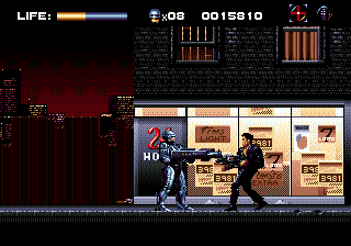 RoboCop versus The Terminator screenshot for Genesis