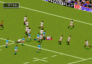 Rugby World Cup '95 screenshot for Genesis
