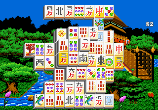 Shanghai II: Dragon's Eye screenshot for Genesis