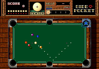 Side Pocket screenshot for Genesis