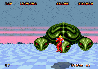 Space Harrier II screenshot for Genesis