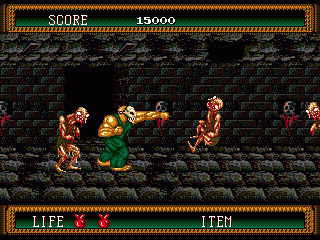 Splatterhouse 2 screenshot for Genesis