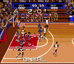 Tecmo Super NBA Basketball screenshot for Genesis