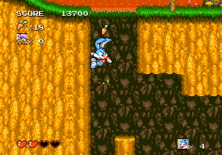 Tiny Toon Adventures: Buster's Hidden Treasure screenshot for Genesis