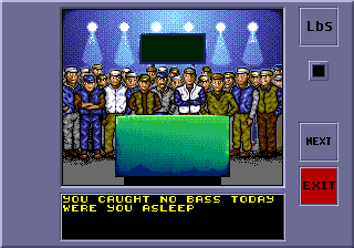 TNN Bass Tournament of Champions screenshot for Genesis