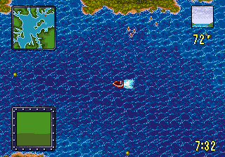 TNN Outdoors Bass Tournament '96 screenshot for Genesis