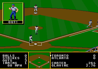 Tony La Russa Baseball screenshot for Genesis