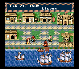 Uncharted Waters screenshot for Genesis
