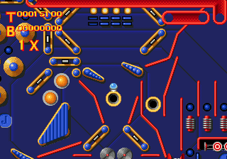 Virtual Pinball screenshot for Genesis